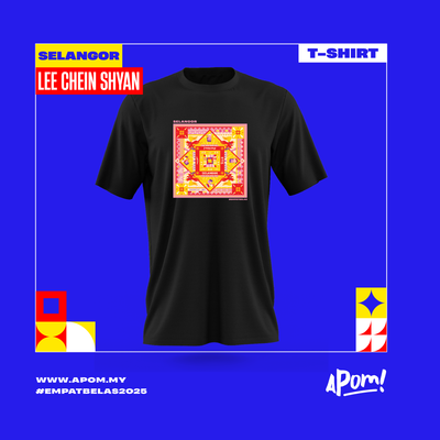 PRE-ORDER Adult - T-shirt - Empatbelas 2025 - Selangor (Black)