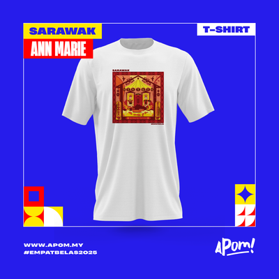 Adult - T-shirt - Empatbelas 2025 - Sarawak (White)