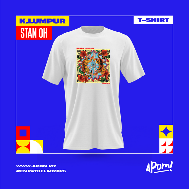 Adult - T-shirt - Empatbelas 2025 - Kuala Lumpur (White)