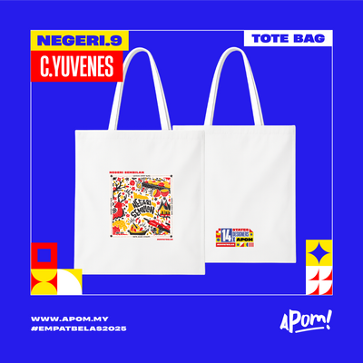 Tote Bag - Empatbelas 2025 - Negeri Sembilan (White)