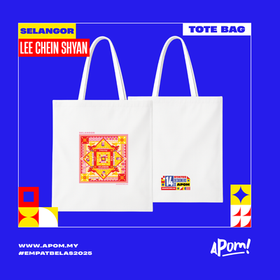 Tote Bag - Empatbelas 2025 - Selangor (White)