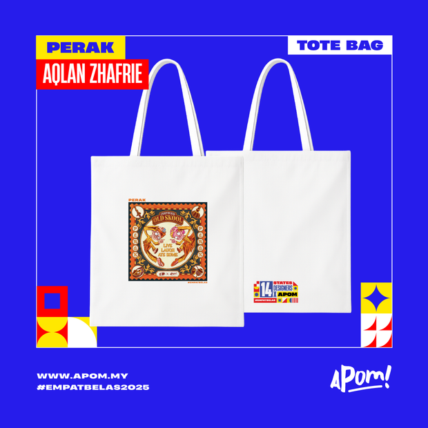 Tote Bag - Empatbelas 2025 - Perak (White)
