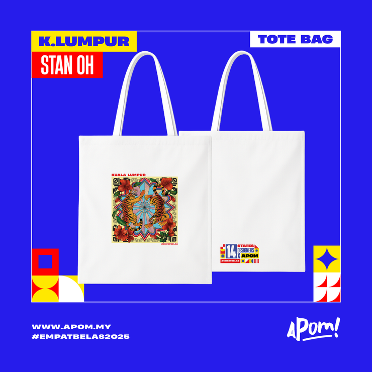 Tote Bag - Empatbelas 2025 - Kuala Lumpur (White)