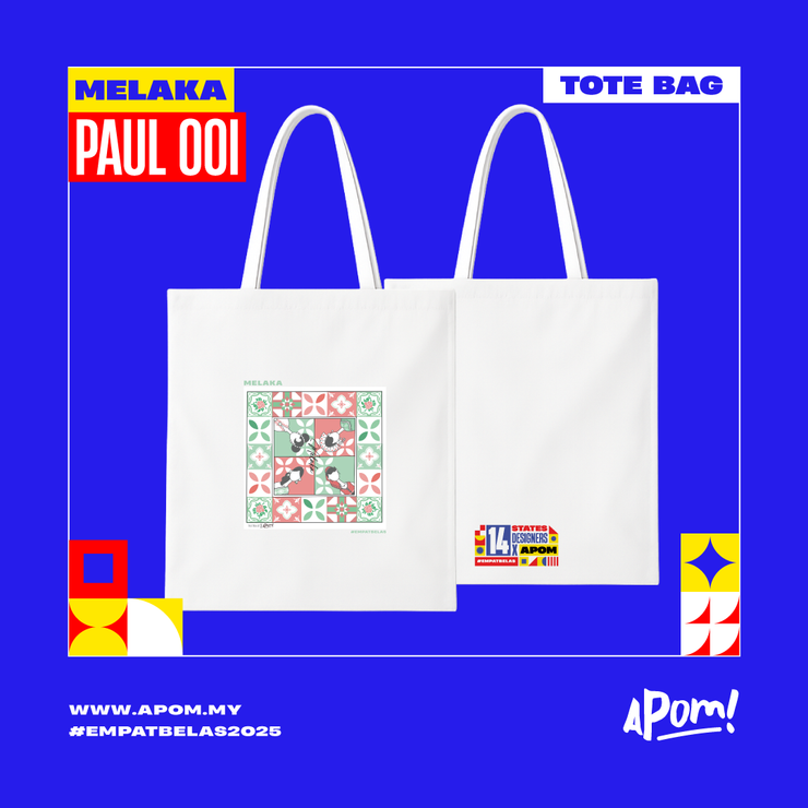 Tote Bag - Empatbelas 2025 - Melaka (White)