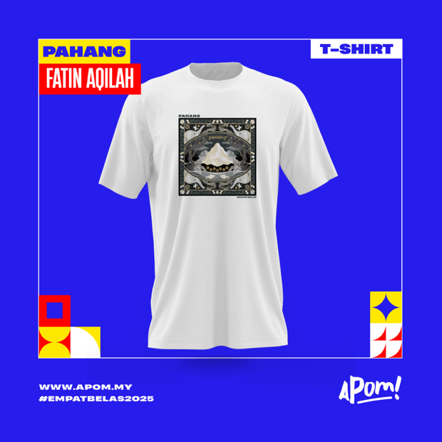 Adult - T-shirt - Empatbelas 2025 - Pahang (White)