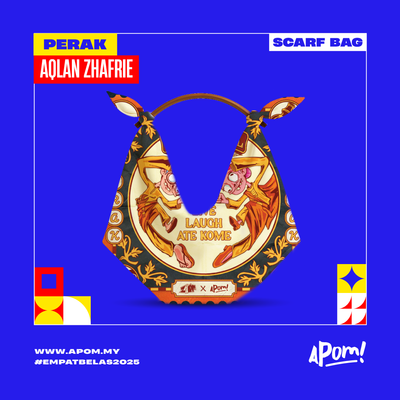 Scarf Bag - Empatbelas 2025 - Perak (White)