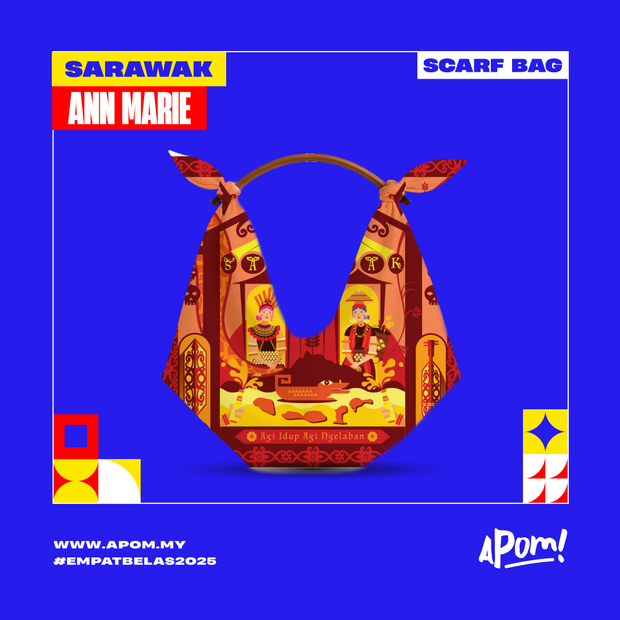 Scarf Bag - Empatbelas 2025 - Sarawak