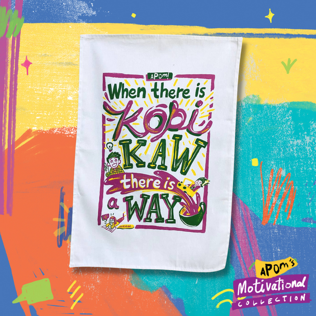 Tea Towel - Kopi Kaw Way (Motivational)