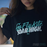 Adult - T-Shirt - Go Fly Kite - Black