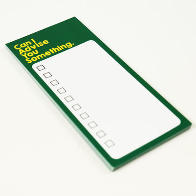 APOM Premio Collab - Can I Advise You Something - To-Do-List Pad