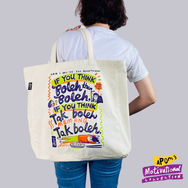 Tote Bag - Think Boleh (Motivational)