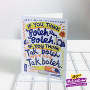 Greeting Card - Think Boleh (Motivational)