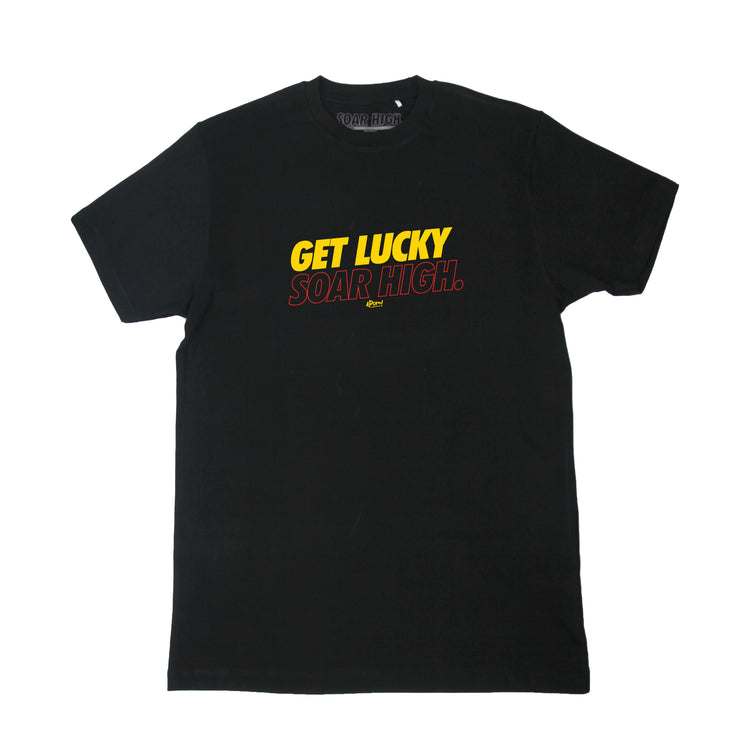 Adult - T-Shirt - Get Lucky Soar High - Black