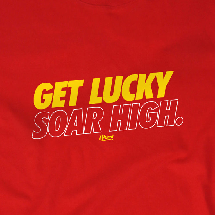 Adult - T-Shirt - Get Lucky Soar High - Red
