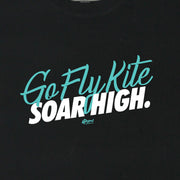 Adult - T-Shirt - Go Fly Kite - Black
