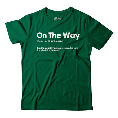 Adult - T-Shirt - On The Way - Dark Green