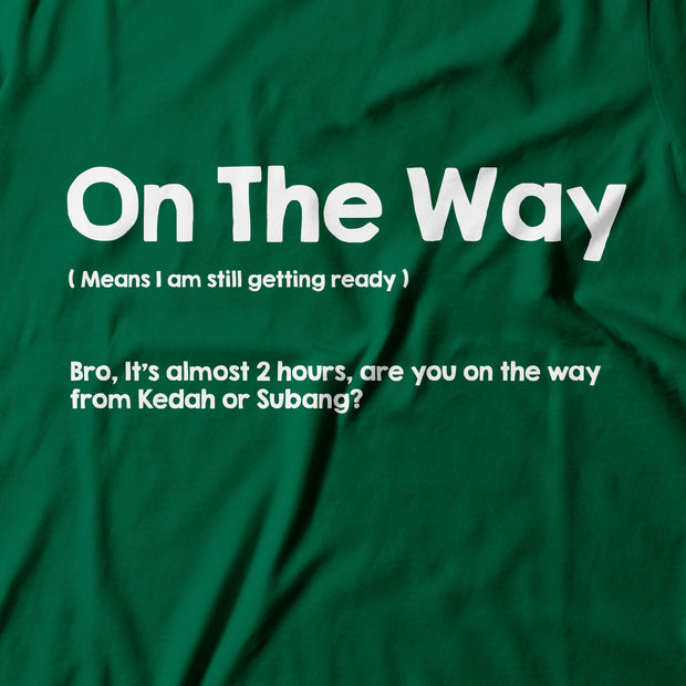 PRE-ORDER Adult - T-Shirt - On The Way - Dark Green