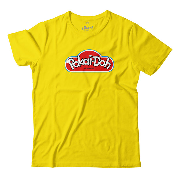 Adult - T-Shirt - Pokai-Doh - Yellow