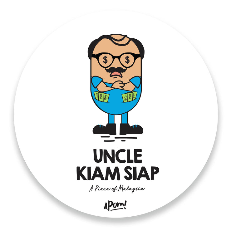 Uncle Kiam Siap Drink Coaster