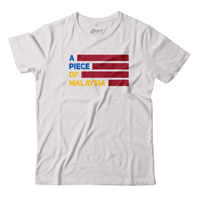 Kids - T-Shirt - A Piece Of Malaysia - White
