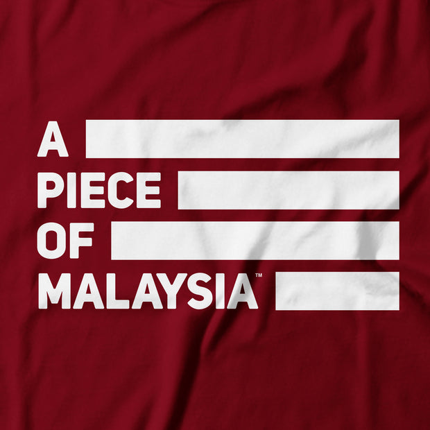 Kids - T-Shirt - A Piece Of Malaysia Street - Maroon