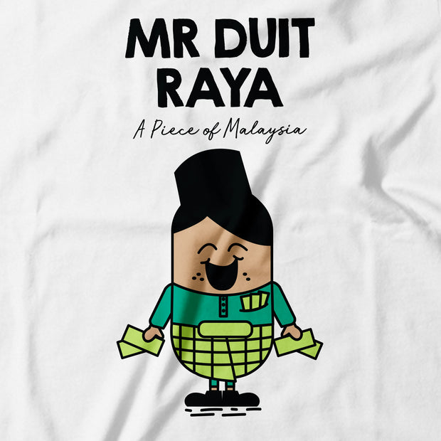 Kids - T-Shirt - Mr Duit Raya - White