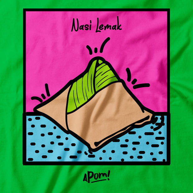 Kids - T-Shirt - POP Culture Nasi Lemak - Green