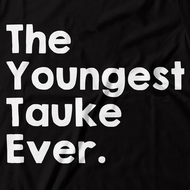Kids - T-Shirt - The Youngest Tauke Ever - Black