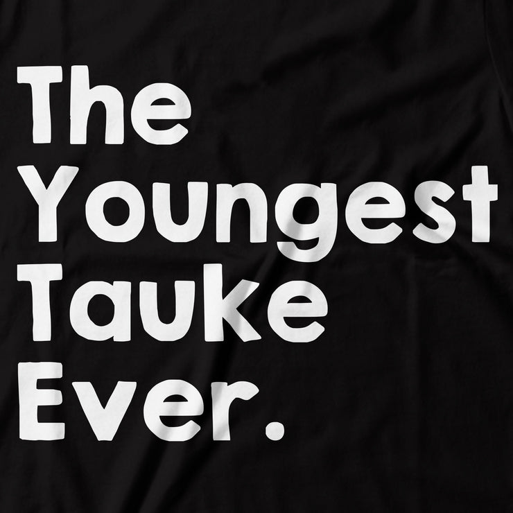 Kids - T-Shirt - The Youngest Tauke Ever - Black