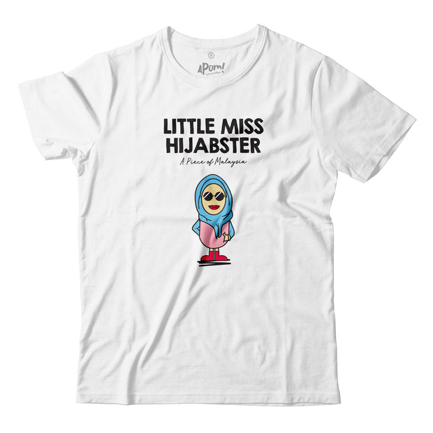 Adult - T-Shirt - Little Miss Hijabster - White