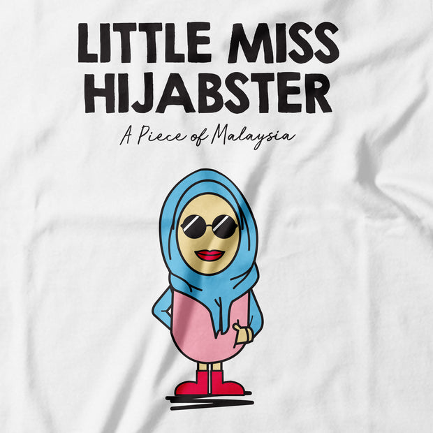 Adult - T-Shirt - Little Miss Hijabster - White
