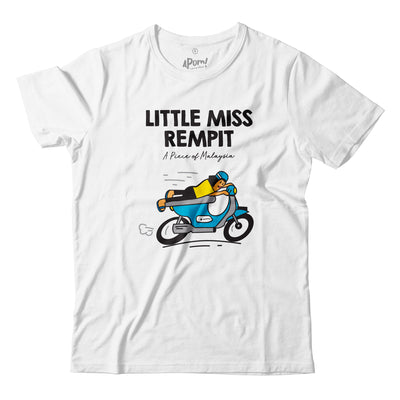 Adult - T-Shirt - Little Miss Rempit - White