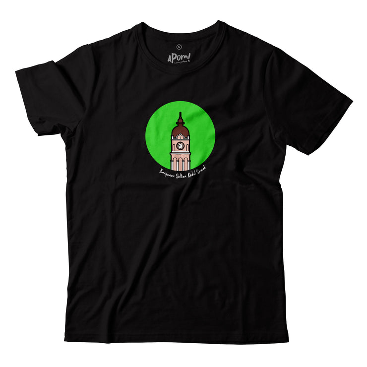 Adult - T-Shirt - Pop Landmark Bangunan Sultan Abdul Samad - Black