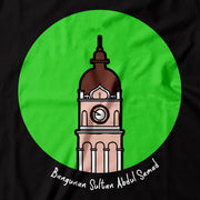 Adult - T-Shirt - Pop Landmark Bangunan Sultan Abdul Samad - Black