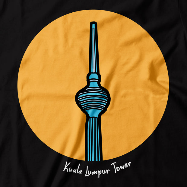 Kids - T-Shirt - POP Landmark Kuala Lumpur Tower - Black