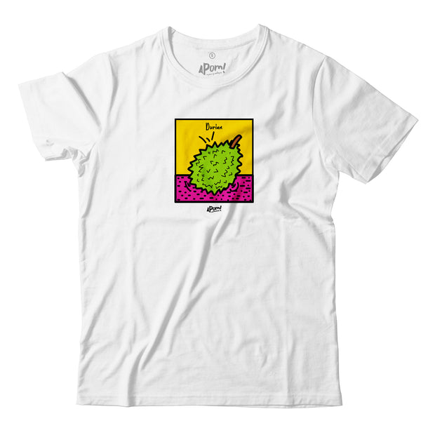 Adult - T-Shirt - Pop Culture Durian - White