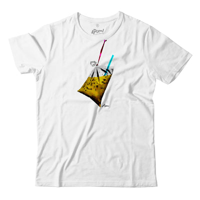 Adult - T-Shirt - Ikat Tepi - White