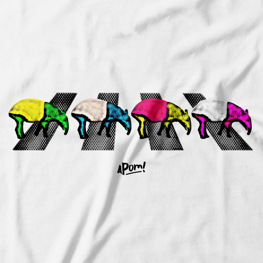 Adult T-Shirt Tapir Road White – APOM