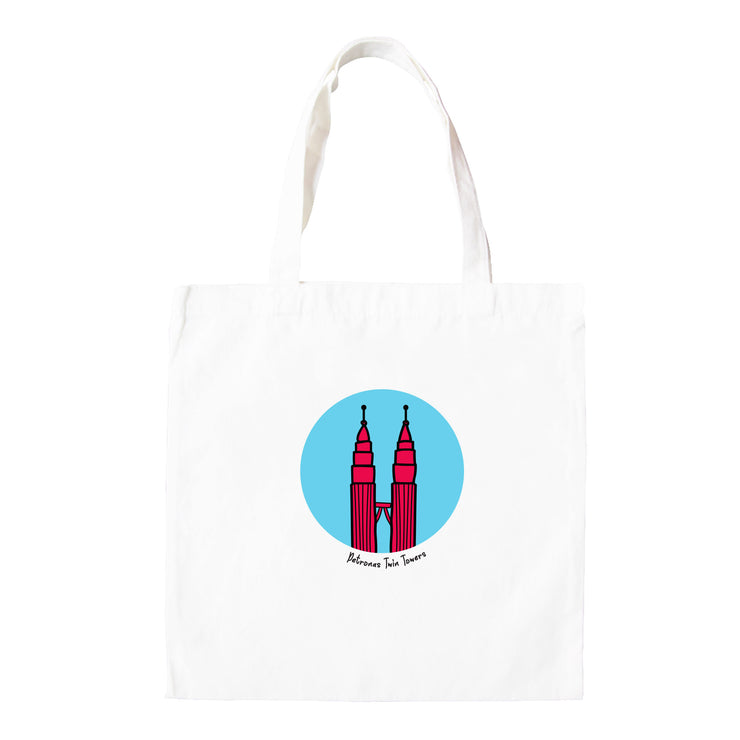 Tote Bag - Pop Landmark Petronas Twin Towers