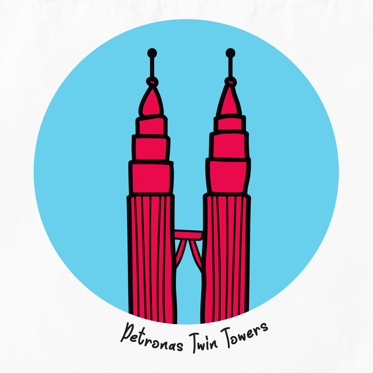 Tote Bag - Pop Landmark Petronas Twin Towers