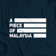 The back of this Dark Blue Street-T Featuring the A Piece of Malaysia