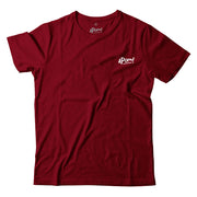 The front of this Maroon Street-T Featuring the A Piece of Malaysia Icon.