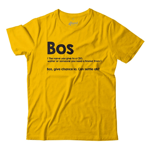 Adult - T-Shirt - BOS - Yellow