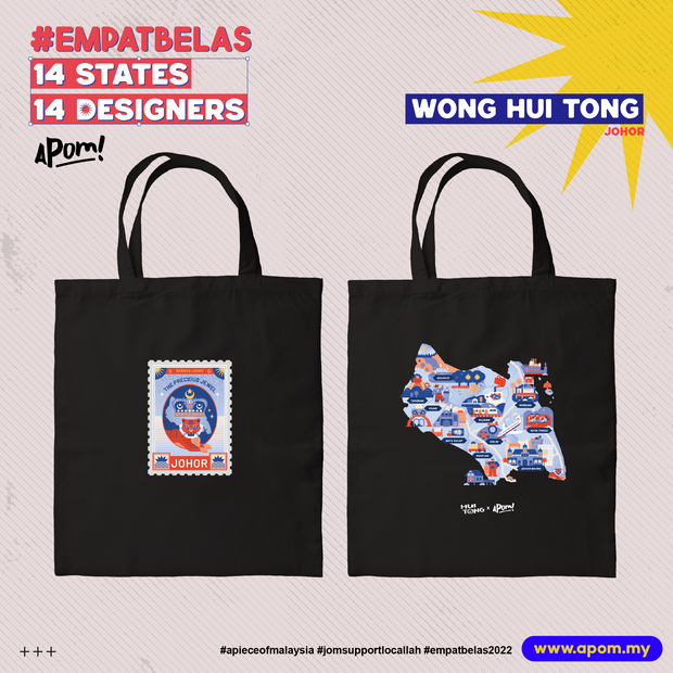 PRE-ORDER Tote Bag - Empatbelas Collab - Johor