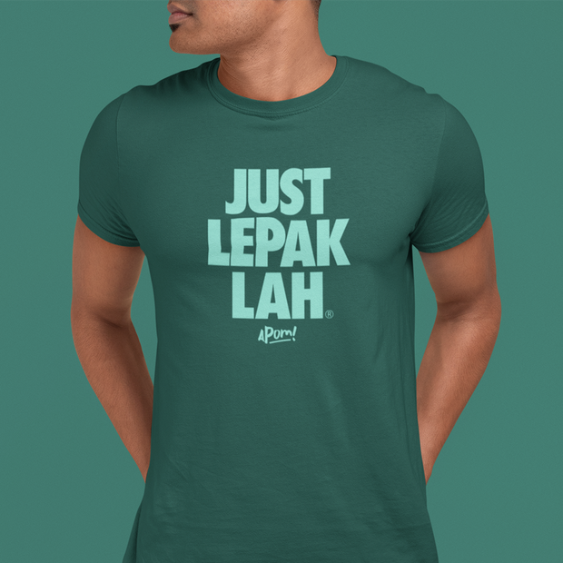 Adult - T-Shirt - Just Lepak - Banana Leaf Green