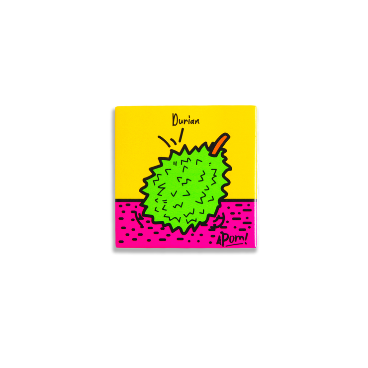 APOM Magnet – Durian (Pop Culture),  - APOM, A Piece of Malaysia Souvenirs Statement T-Shirts Mugs Accessories