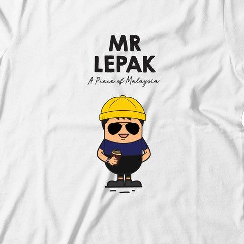 Adult - T-Shirt - Mr Lepak  - White