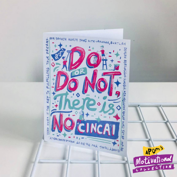 Greeting Card - No Cincai (Motivational)