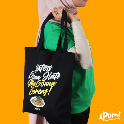 Tote Bag - Haters Gonna Hate, Mee Gonna Goreng!