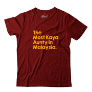 Adult - T-Shirt - The Most Kaya Aunty In Malaysia